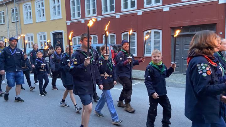 Billedet er fra Lysfesten 2024