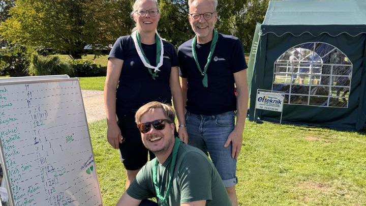 Tre af vores leder til Stafet for livet 2025