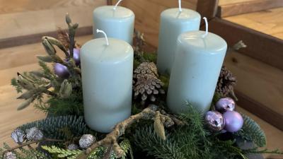 Dekoration fra julemarked 2024